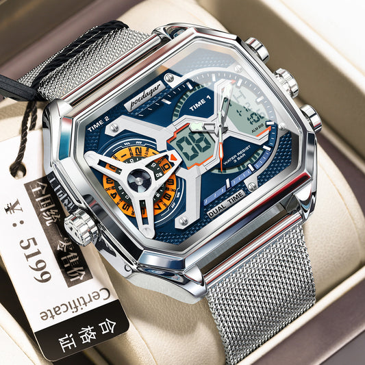 Sleek Multifunctional Waterproof Luminous New Men's Watch