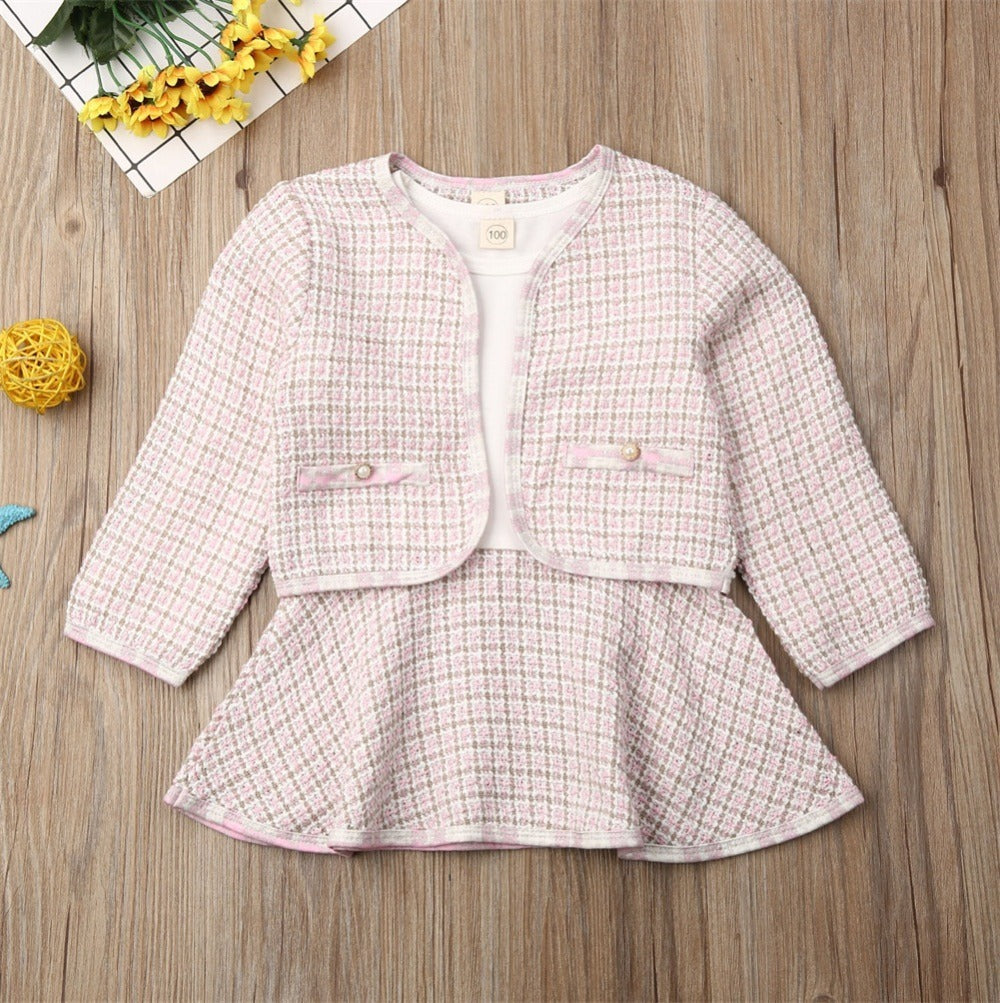 Infant Long-sleeved Dress Two-piece