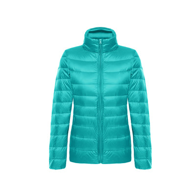Women's Plus Size Duck Down Parka Coat — Slim Warm Winter Jacket (5XL–6XL) Dress