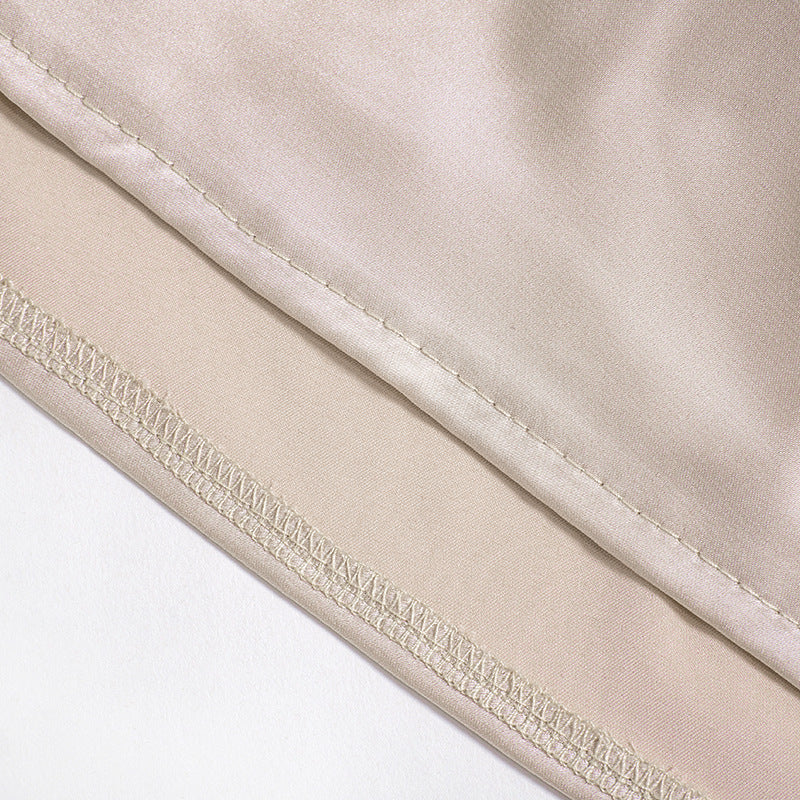 One-shoulder Sleeveless Mini Dress Sexy Slim Backless Skirt Party Wedding Dress