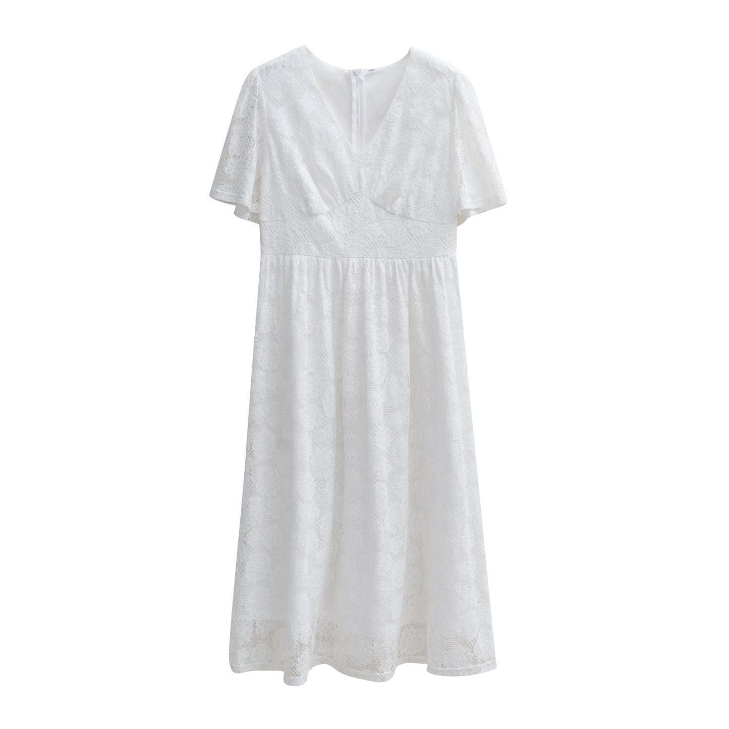 Summer V-neck Lace Short Dresses