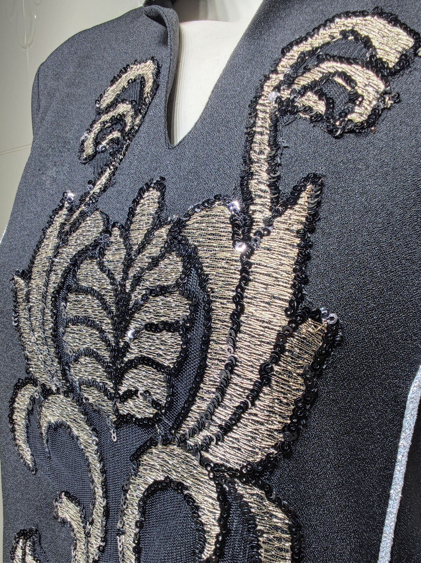 Middle Eastern Style Embroidered Long Dress