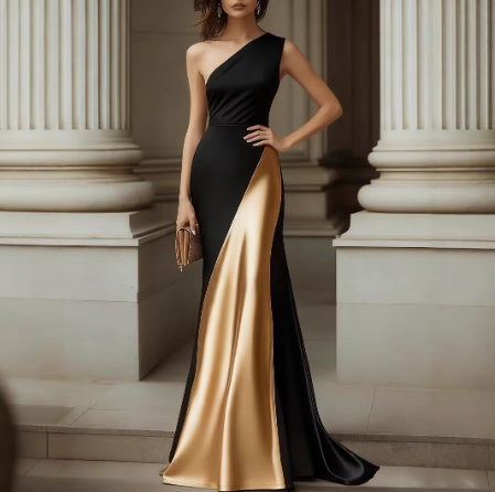 Stylish And Elegant Satin Dress