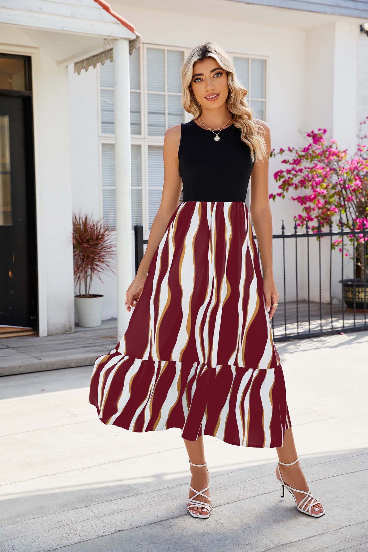 Long Sleeveless Summer Dress