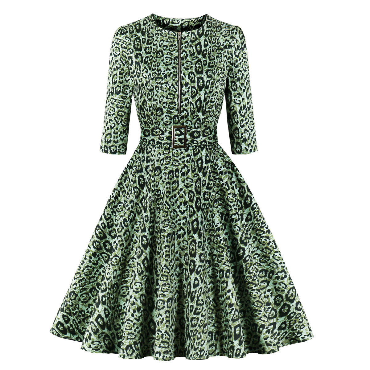 Snazzy Ladies Leopard Print Dress