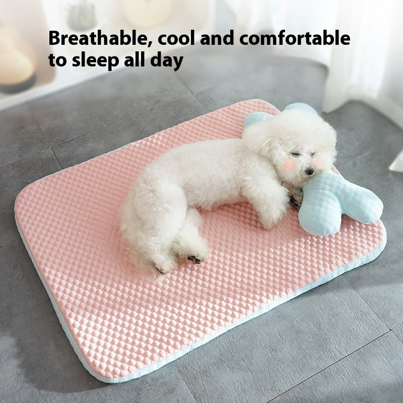 Cooling Summer Pet Sleeping Mat For Small Medium Dogs and Cats Soft Non-slip