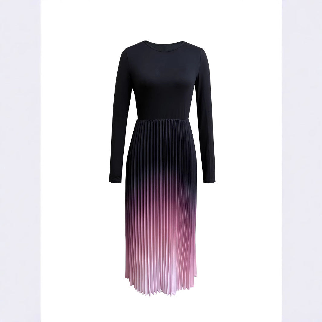 European And American Style Ombre Dress