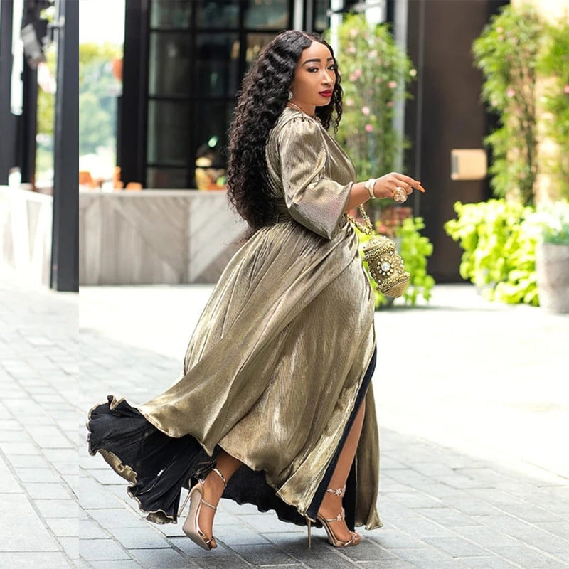 Plus Size Summer Autumn Dress