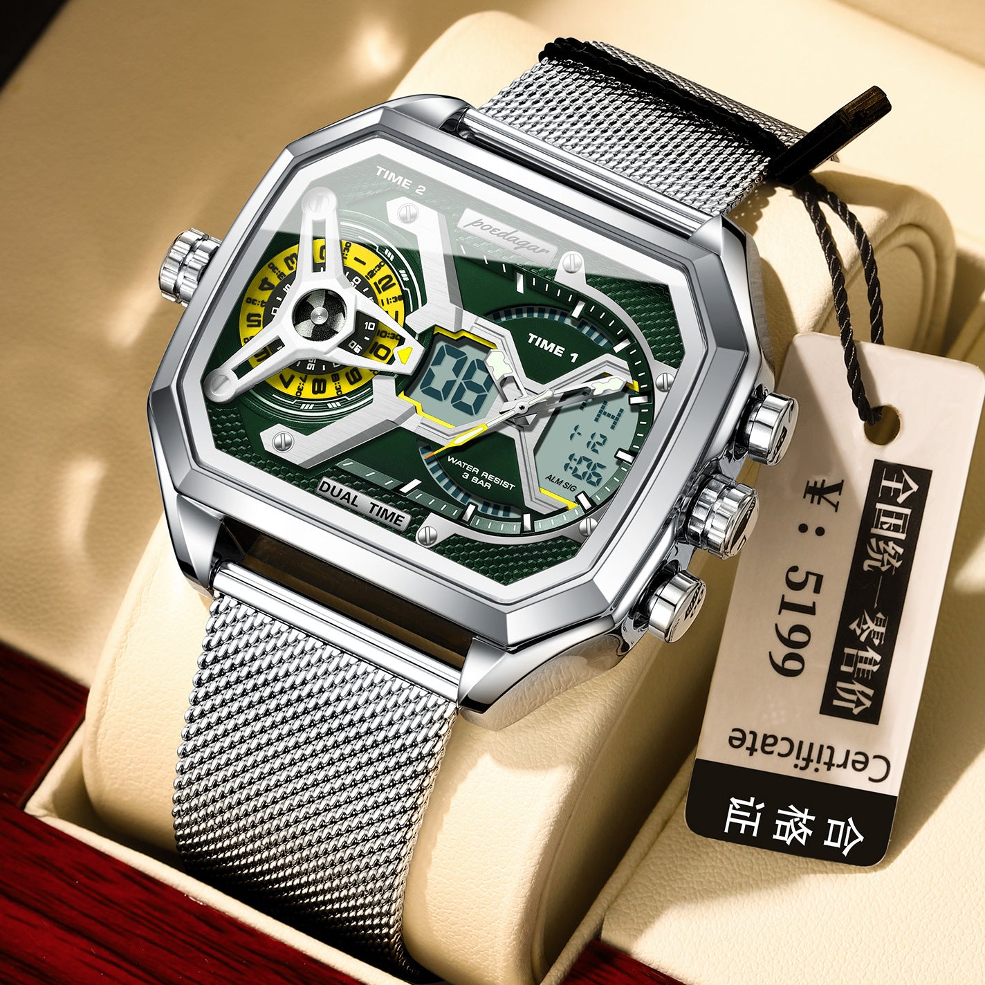 Sleek Multifunctional Waterproof Luminous New Men's Watch