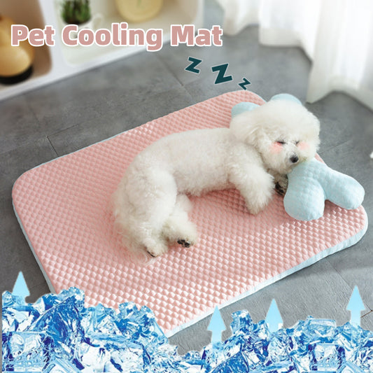 Cooling Summer Pet Sleeping Mat For Small Medium Dogs and Cats Soft Non-slip